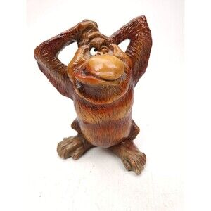 Vintage Orangutan Figurine John Raya 1988 Beasties of the Kingdom